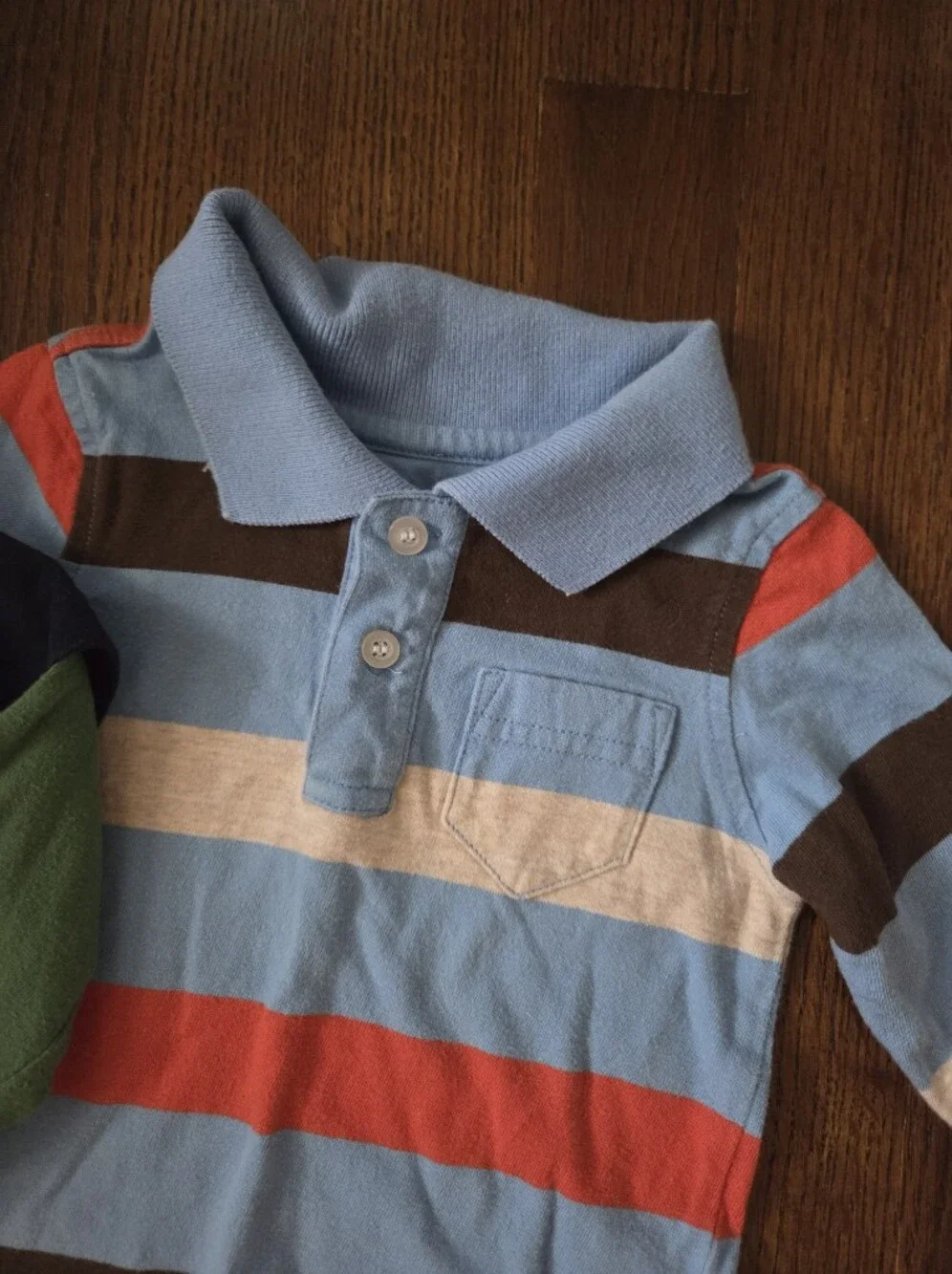 Lot Of 2 Boys 6/9M Long-Sleeve Tees